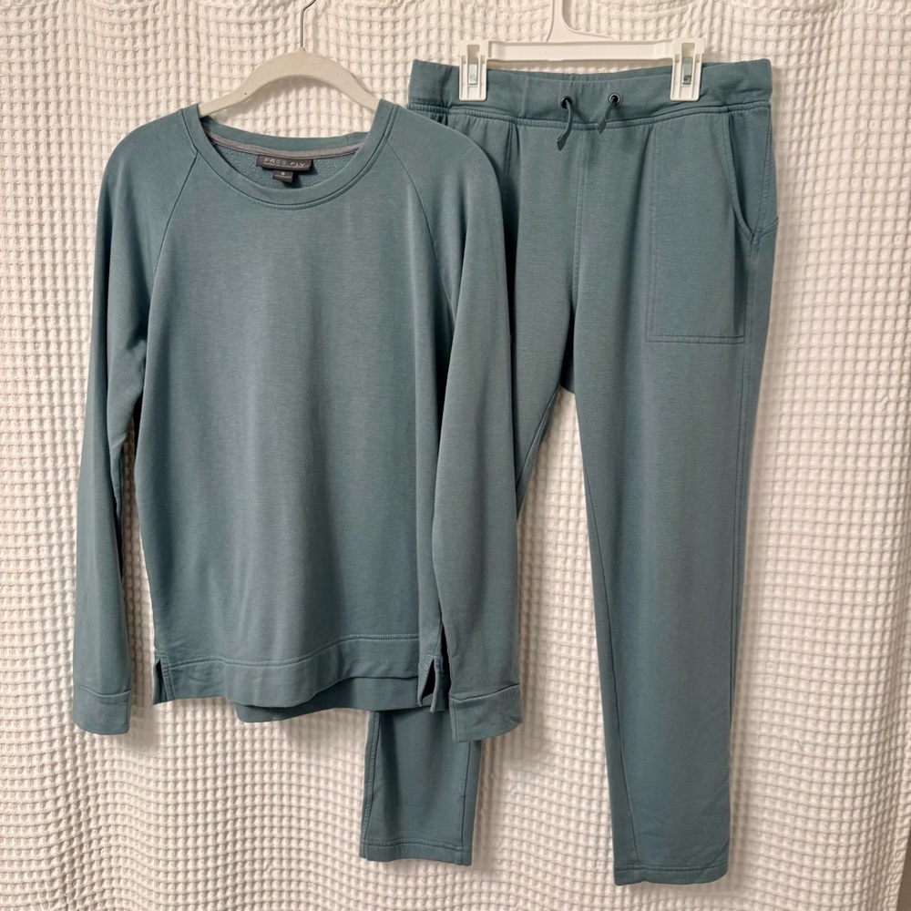 Free Fly | Blue Green Loungewear Set | Small